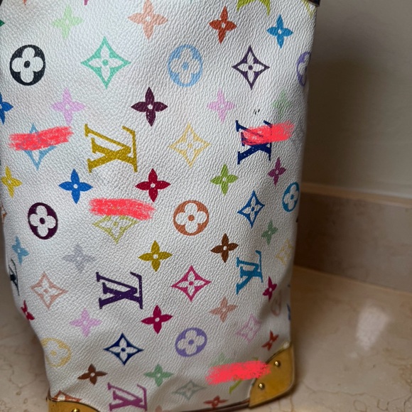Vintage Louis Vuitton Murakami Speedy 30 – White / Multicolor - Picture 12 of 16
